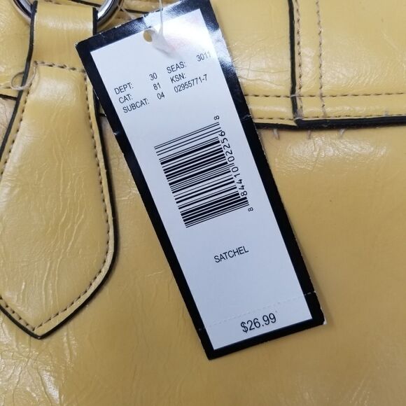 NWT. Treviso Yellow Shoukder Bag. - Picture 5 of 7